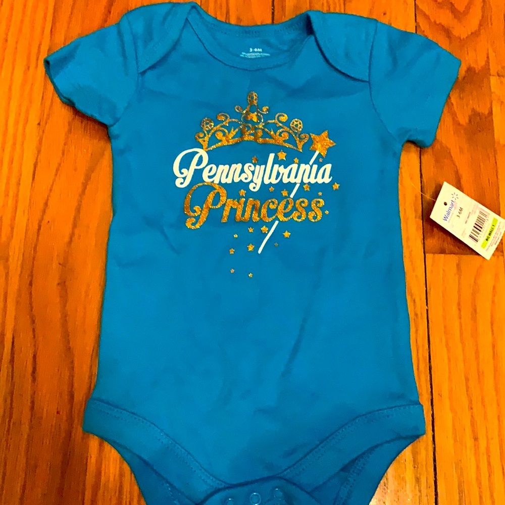 Pennsylvania Princess Baby Onesie Size 3-6 Month